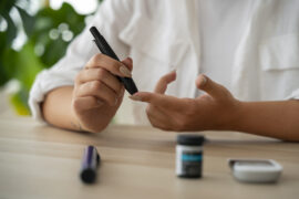 testing blood sugar